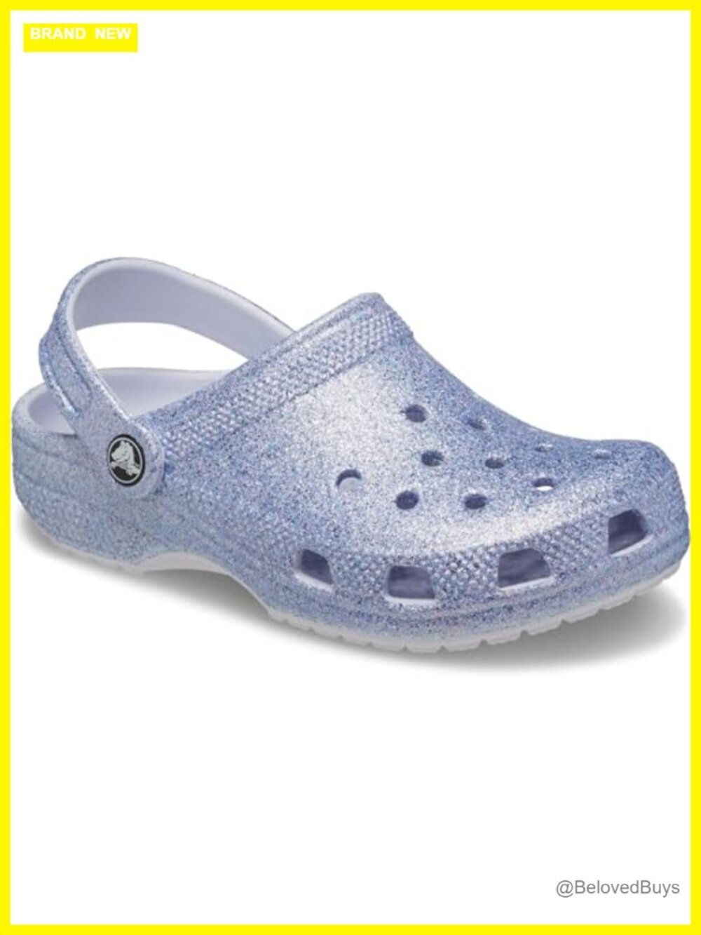 Kids Unisex Classic Glitter Clogs Toddler Size 6M Lightweight Breathable